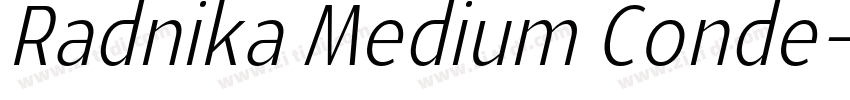 Radnika Medium Conde字体转换 Radnika Medium Conde字体转换